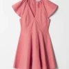 Mini-robe évasée