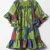 Mini-robe à volants