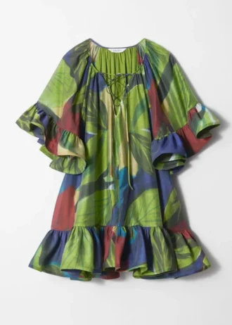 Mini-robe à volants