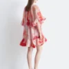 Mini-robe à volants