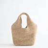 Mini sac fourre-tout en paille de papier