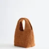 Mini sac fourre-tout en paille de papier