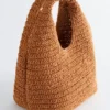 Mini sac fourre-tout en paille de papier