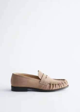 Mocassins en cuir