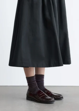 Mocassins en cuir