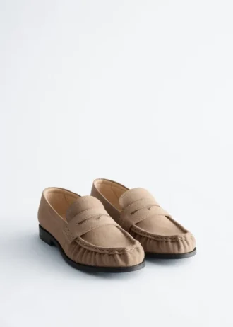 Mocassins en cuir