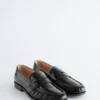 Mocassins en cuir