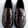 Mocassins en cuir