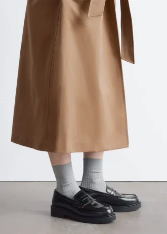 Mocassins en cuir épais