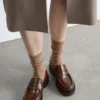 Mocassins en cuir épais