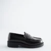 Mocassins en cuir épais