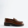 Mocassins en cuir épais