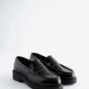 Mocassins en cuir épais