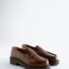 Mocassins en cuir épais