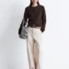 Pantalon ample décontracté en coton
