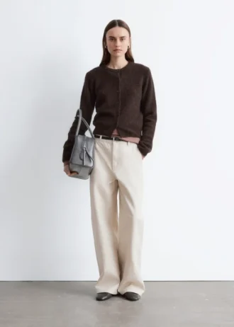 Pantalon ample décontracté en coton