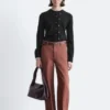 Pantalon ample décontracté en coton