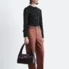 Pantalon ample décontracté en coton