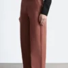 Pantalon ample décontracté en coton