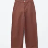 Pantalon ample décontracté en coton
