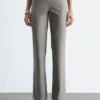 Pantalon droit en laine
