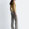 Pantalon droit en laine