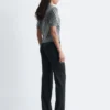 Pantalon droit en laine