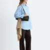 Pantalon droit à plis marqués