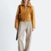 Pantalon en coton à plis