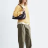 Pantalon en coton à plis