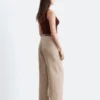 Pantalon en lin ajusté