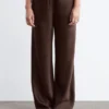 Pantalon en sergé à cordon