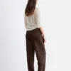 Pantalon en sergé à cordon