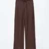 Pantalon en sergé à cordon