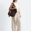 Pantalon en sergé de coton avec cordon de serrage