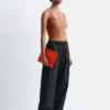 Pantalon en sergé de coton avec cordon de serrage