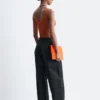 Pantalon en sergé de coton avec cordon de serrage