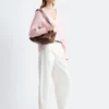 Pantalon en sergé de coton à jambes larges