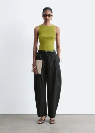 Pantalon à jambes larges