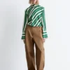 Pantalon à jambes larges
