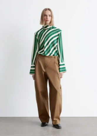 Pantalon à jambes larges