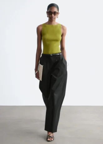 Pantalon à jambes larges