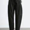 Pantalon à jambes larges