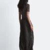 Pantalon à jambes larges et cordon de serrage