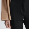 Pantalon sur mesure à plis marqués