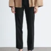 Pantalon sur mesure à plis marqués