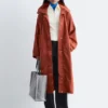 Parka technique à capuche en nylon