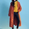 Parka technique à capuche en nylon