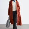 Parka technique à capuche en nylon