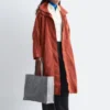Parka technique à capuche en nylon